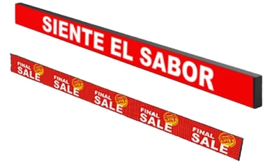 LED screens shelf display P1.875