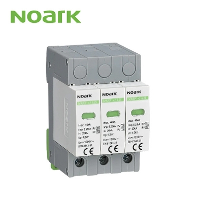 DC катоден отводител Ex9UEP, Клас 1+2, In=6,25kA, 1000V DC, 3 модула ширина
