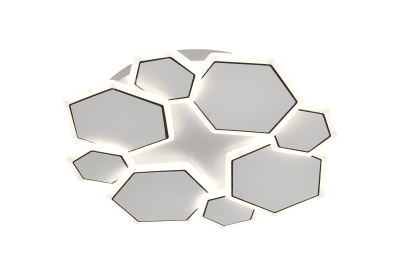 LED Осветително тяло 68W Бяло/Сиво CCT + Дистанционно управление