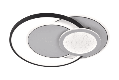 LED Осветително тяло 84W Бяло/Черно CCT + Дистанционно управление