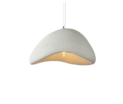 LED Пендел E27 Бяло/Сиво D300