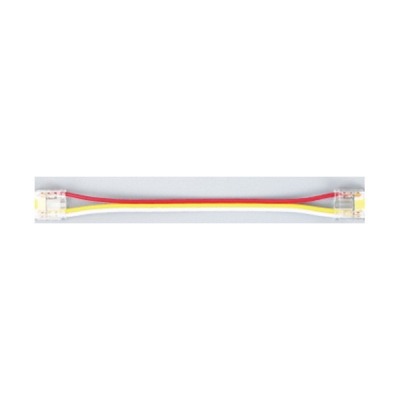 Закрепващ Двоен Конектор с кабел в средата за 10mm COB MAGIC RGB