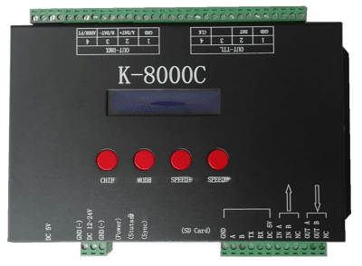 DC5V DMX/SPI Контролер - 8 изходни порта