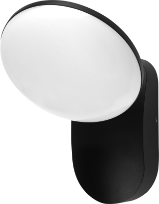 LED Алуминиев Стенен Осветител 12W ЧЕРНО ТЯЛО IP54