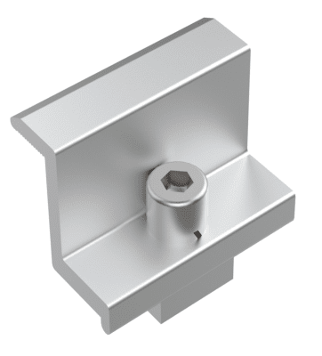 Крайна скоба L60mm, for H30mm Соларен Панел