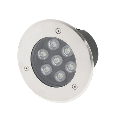 1W/220V LED Екстериорно За Подово Вграждане Кръгло 2700K -IP65