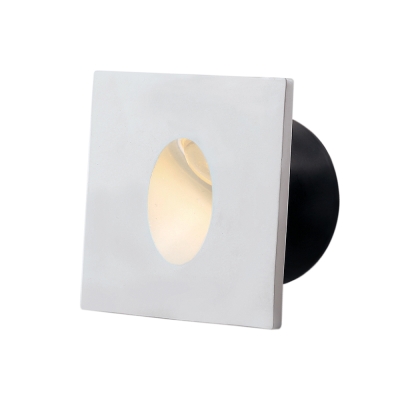 LED Осветление За Стълби Квадрат Бял