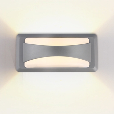 LED Стенен Осветител Сив IP65