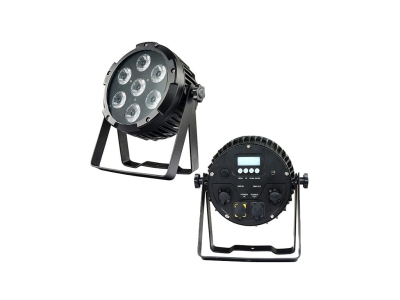 7*12W RGBWA+UV 6 In 1 LED PAR - Battery Wireless IP54