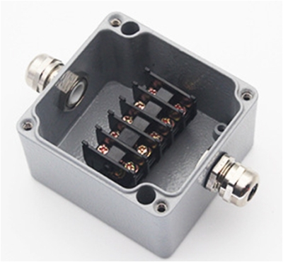 Водоустойчив Алуминиев Клемен Блок IP68 2 Клеми