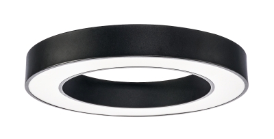 LED Осветително Тяло Черно - Кръгла Форма