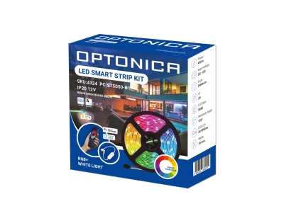 Смарт Комплект LED Лента Адаптер + WIFI контролер 60 Диода Alexa И Google Assistant