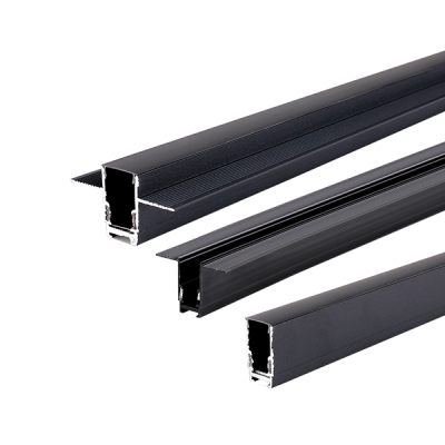 Релсова Система 3 фази R15B Вградена - Черен