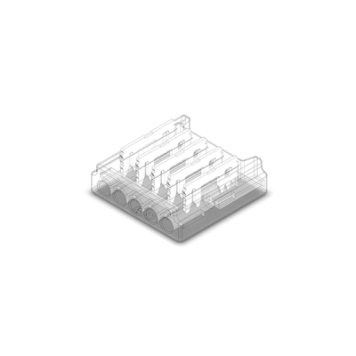 5пина Закрепващ Конектор лента към кабел за 12мм SMD