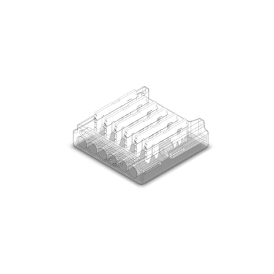 6пина Закрепващ Конектор лента към кабел за 12мм SMD