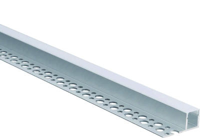 Aluminium Profile for LED Strip Silver body/White cover L=2M