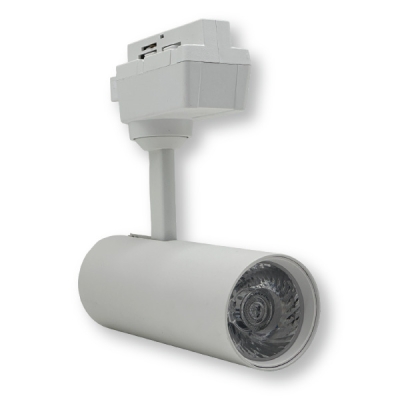 LED Track Light 12W 220V Bridgelux COB Chip White Body