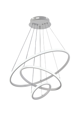 LED Пендел CCT 78W Бяла Димерируема + Дистанционно Управление