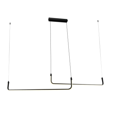 LED Пендел 25W Пясъчно Черно