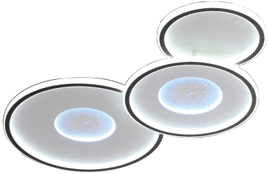 LED Осветително Тяло 106W Пясъчно Черно