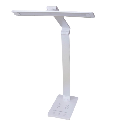 Настолна Лампа с Безжично Зареждане Бяла CCT 7W