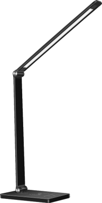 Настолна Лампа с Безжично Зареждане Черна CCT 5W