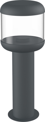 Градински Осветител Алуминиев с Изчистено Стъко E27 фасунга IP54