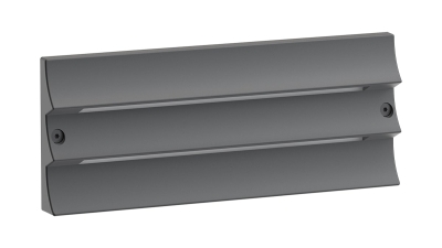 Стенен Осветител Алуминиев с Изчистено Стъкло E27 фасунга IP54