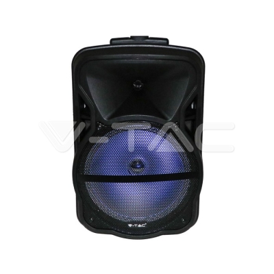 35W Преносима Колона Тип "Куфар" с Микрофон RF Контрол 12 inch RGB