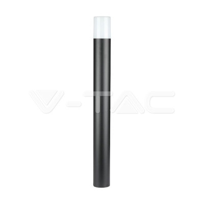 GU10 Градинска Наземна Лампа Черна Цилиндър 80CM IP54