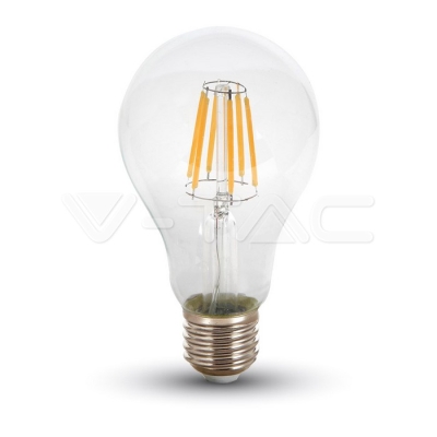 LED Крушка 8W Filament E27 A60 Топло Бяла Светлина