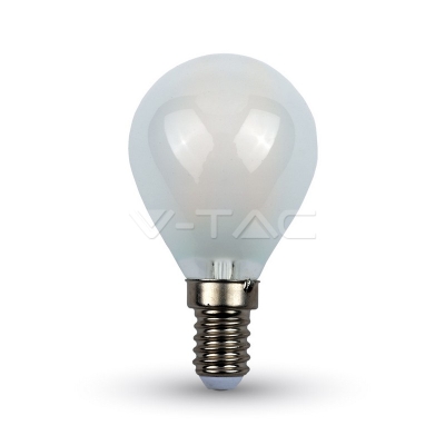 LED Крушка 4W Filament Кръст E14 P45 Мат Бяла Светлина