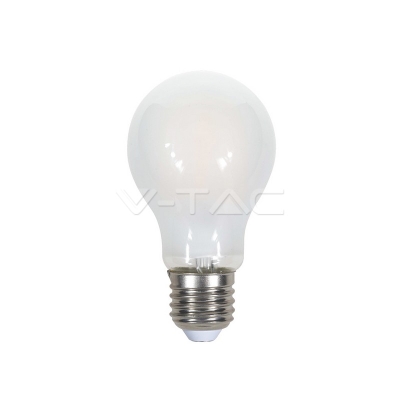 LED Крушка 7W Filament E27 A60 A++ Кръст Матирано Покритие Топло Бяла Светлина
