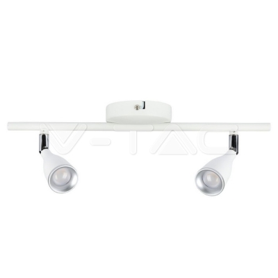 9W LED Двойна Спот Лампа Неутрална Светлина Бяла