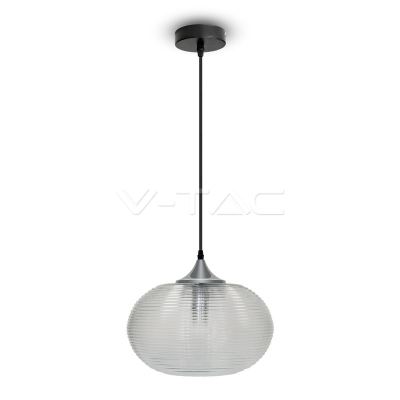 Пендел Стъклен Диамантен Разрес Прозрачен ф280