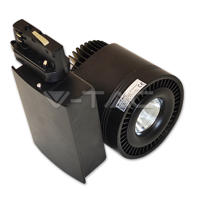 33W LED COB CRI>95 Прожектор Релсов Монтаж черно Тяло Бяла Светлина