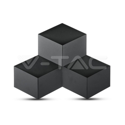 9W Стенна Лампа Черно Тяло 3000K IP20