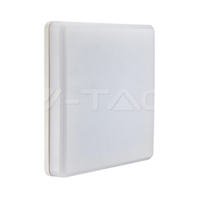 25W LED Плафон SAMSUNG Чип Frameless Квадрат 3000K IP44 100lm/W