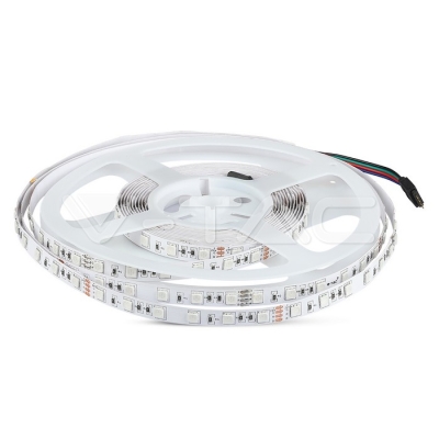 LED Лента SMD5050 60 LEDs 24V RGB IP20 10м
