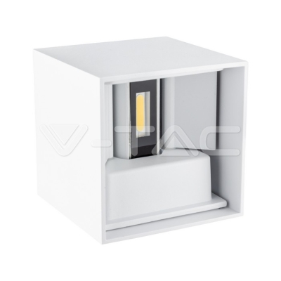 12W Стенна Лампа Bridgelux Чип Бяла Квадрат 4000К