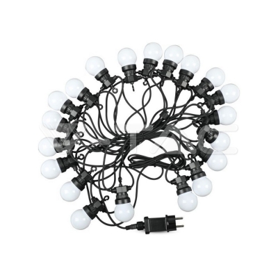 Градински Гирлянд с 20бр. 0.5W 6000K Крушки 10м.