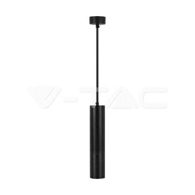 1xGU10 Корпус Пендел Черен D:60x300мм