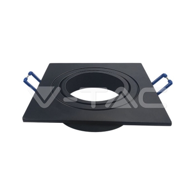 1*GU10 Корпус Луна Квадрат Черна