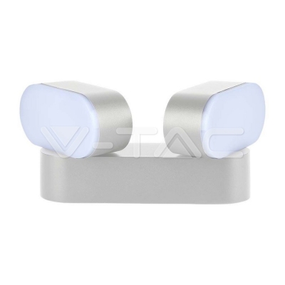 12W Лед Стенна Лампа Двойна Бялa Подвижна IP65 3000K