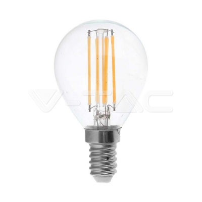 LED Крушка 4W Filament E14 P45 3000K