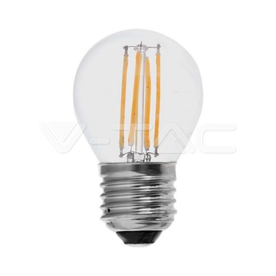 LED Крушка 4W Filament E27 G45 3000К