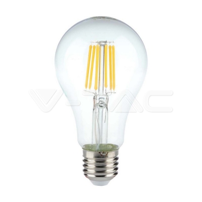 LED Крушка 10W Filament E27 A60 6500К