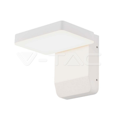 17W LED Стенна Лампа Бяла Квадрат 3000К IP65