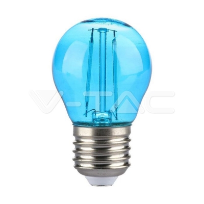 LED Крушка 2W Filament E27 G45 Синя
