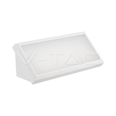 12W Фасаден Аплик Ъглов Бял 4000К IP64